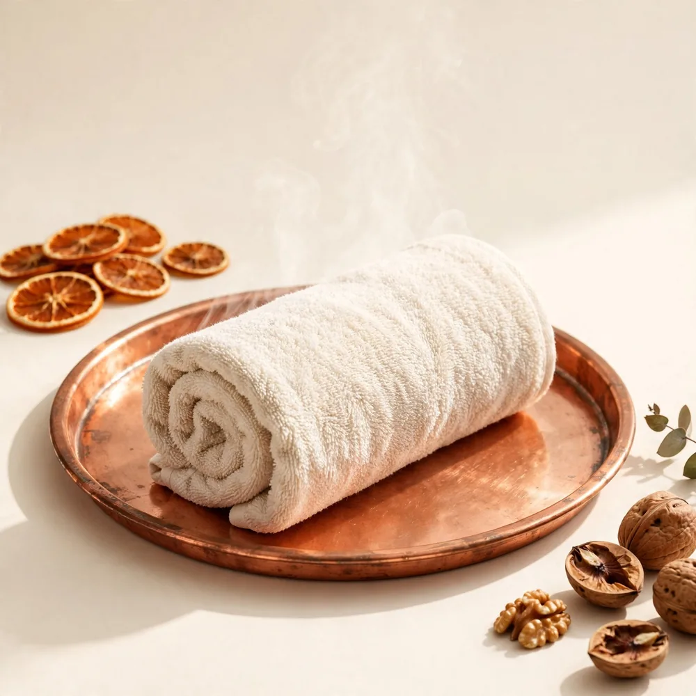 A hot towel